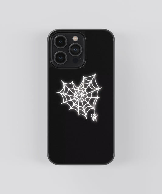 Spider Heart Pop Culture Glass Phone Case Cover - Aesthetic Phone Cases - Culltique