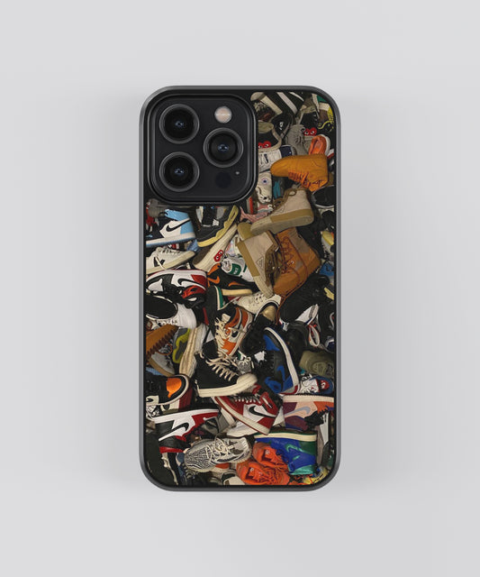 Sneakerhead Abstract Glass Phone Case Cover - Aesthetic Phone Cases - Culltique