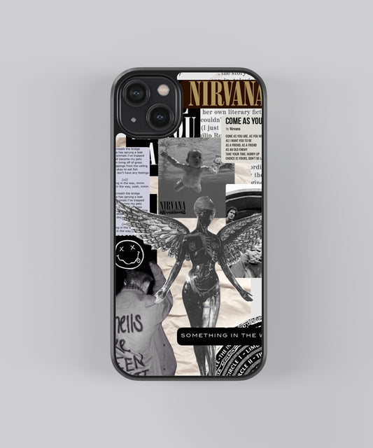 Nirvana Spotify Glass Phone Case Cover - Aesthetic Phone Cases - Culltique