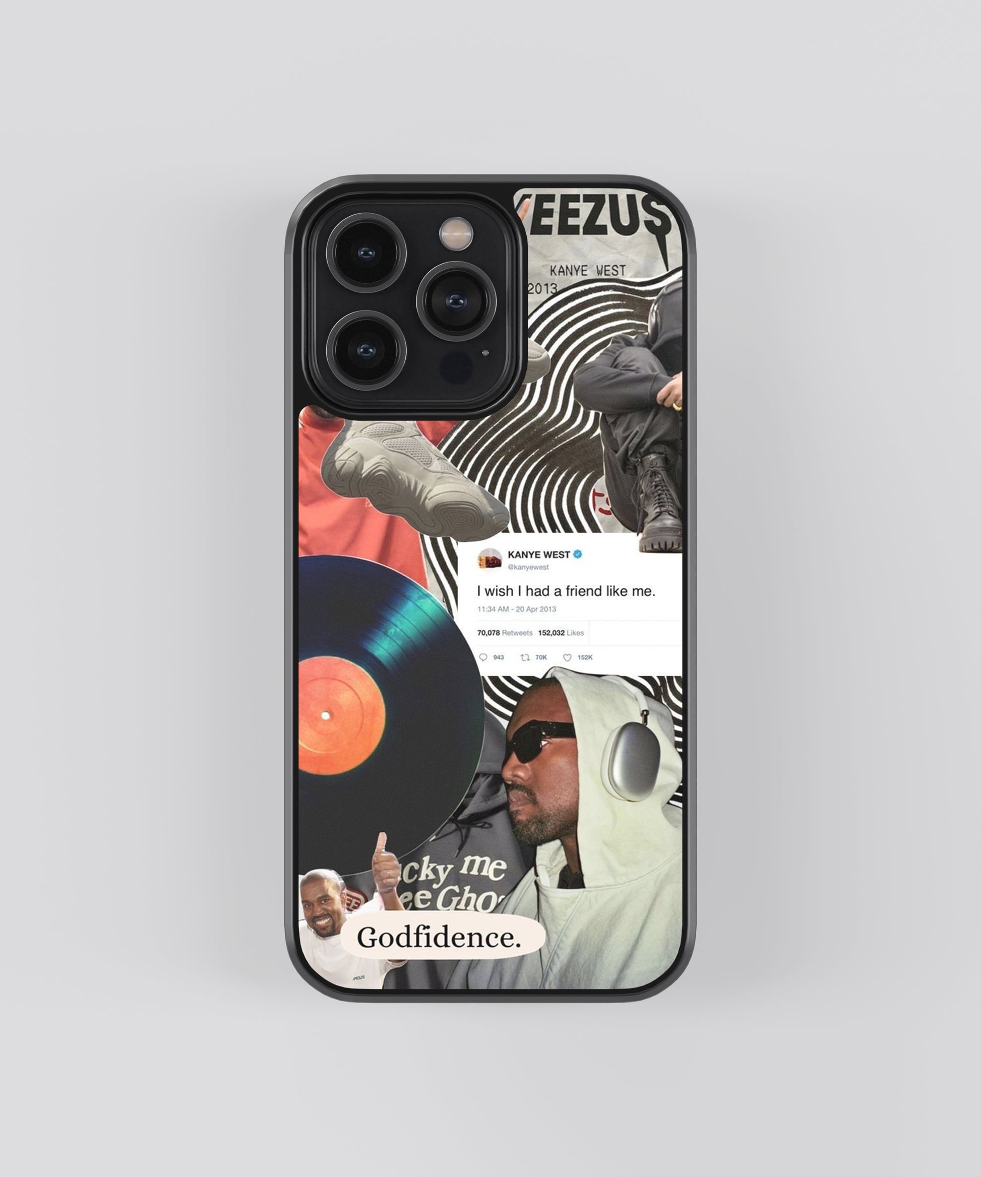 Kanye West Pop Culture Glass Phone Case Cover - Aesthetic Phone Cases - Culltique