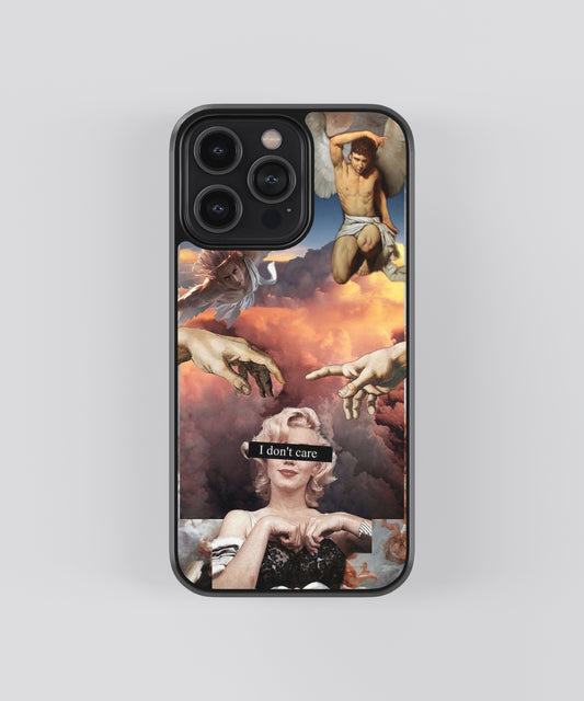 Renaissance Pop Fusion Abstract Glass Phone Case Cover - Aesthetic Phone Cases - Culltique