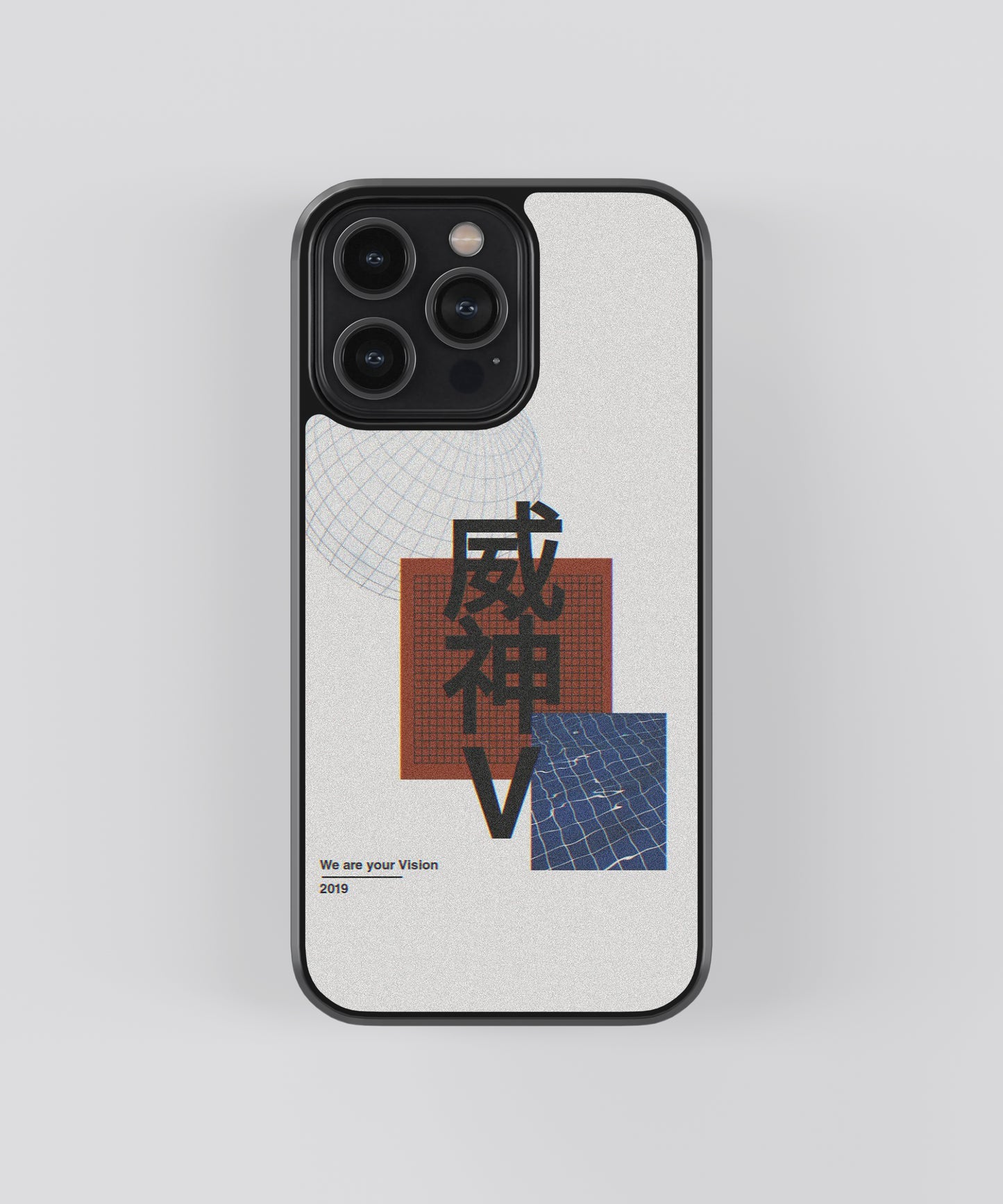 Vision Japanese Abstract Glass Phone Case Cover Vision Japanese Abstract Glass Phone Case Cover