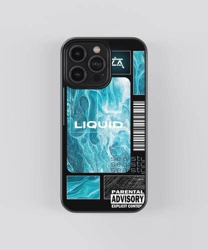 Liquid Abstract Glass Phone Case Cover - Aesthetic Phone Cases - Culltique