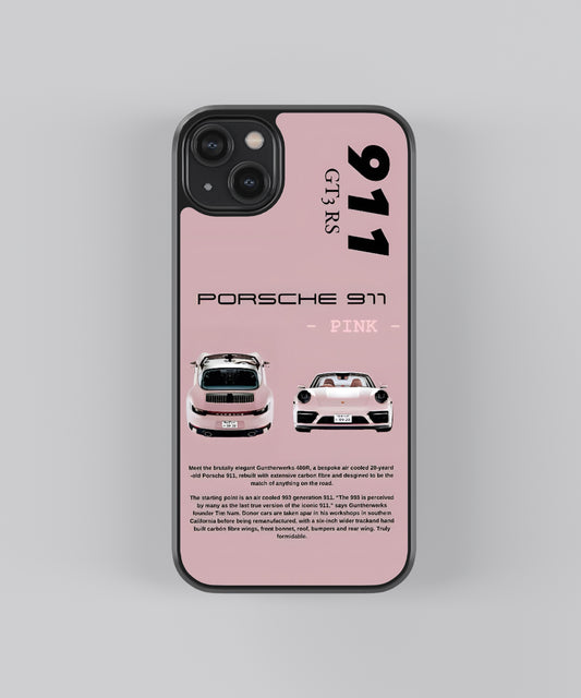 Porsche 911 Car Glass Phone Case Cover