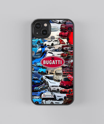 Bugatti Aesthetic Car Glass Phone Case Cover