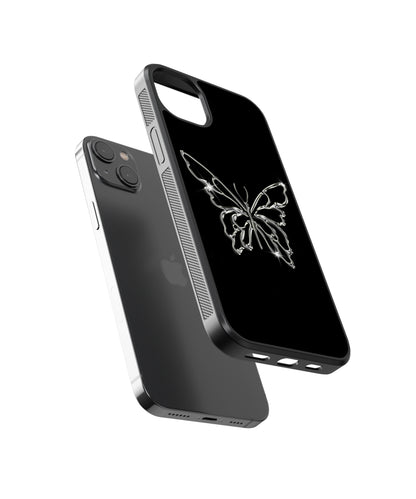 Y2K Aesthetic Butterfly Glass Phone Case Cover - Aesthetic Phone Cases - Culltique