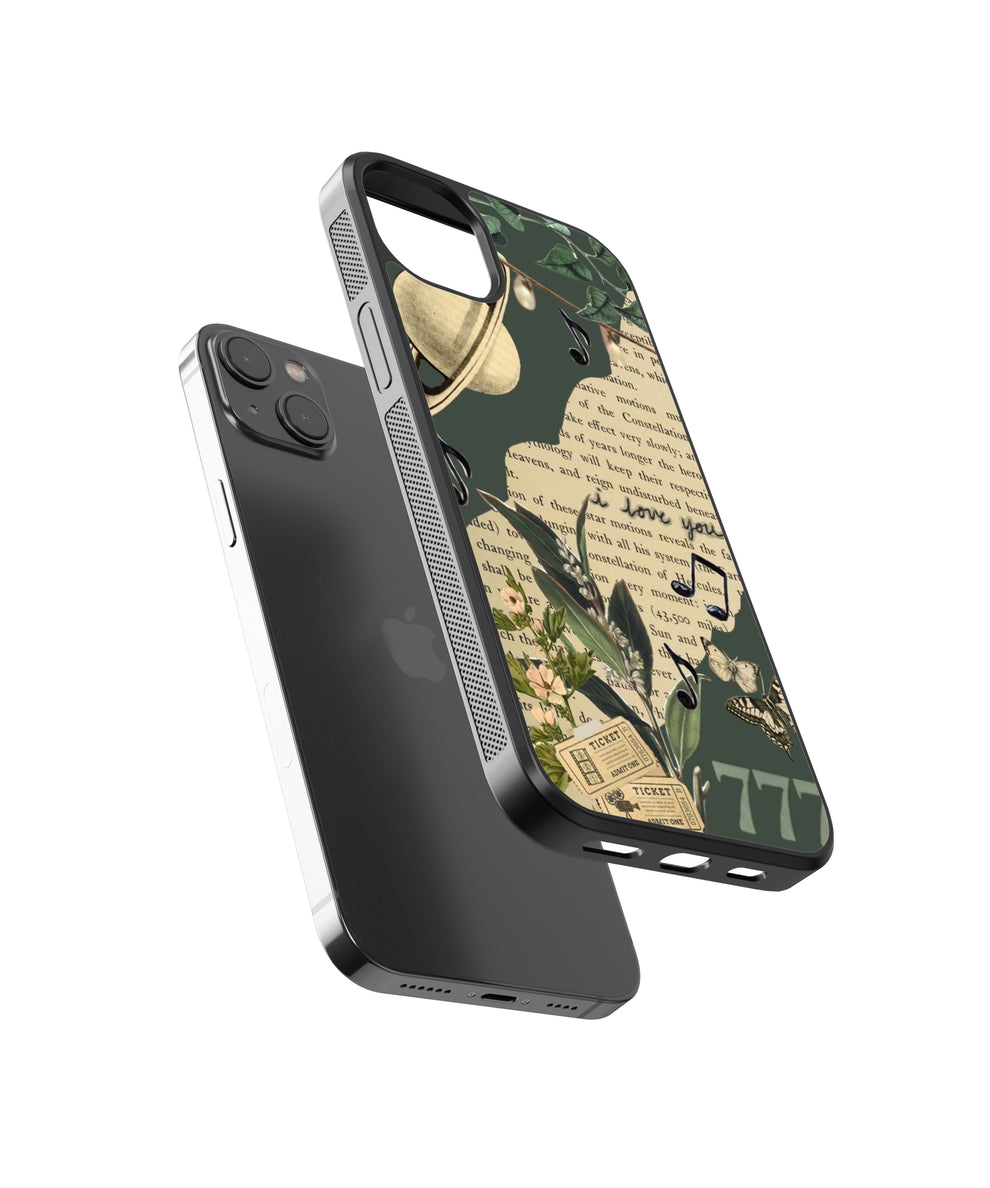 777 Vintage Glass Phone Case Cover for iPhone and Android | Tempered ...