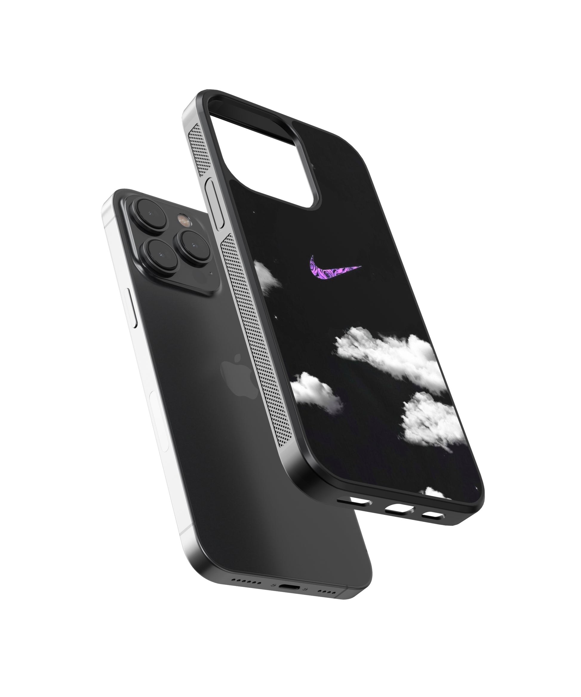 Nike Clouds Glass Phone Case Cover - Aesthetic Phone Cases - Culltique
