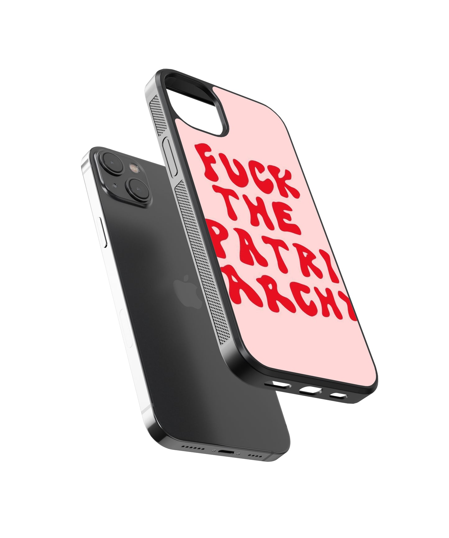 F The Patriarchy Y2K Glass Phone Case Cover - Aesthetic Phone Cases - Culltique