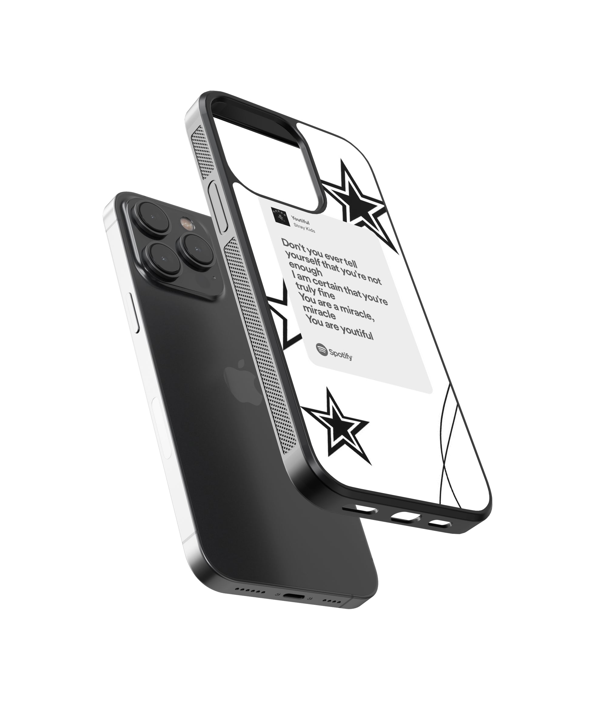 Stray Kids Youtiful Spotify Glass Phone Case Cover Stray Kids Youtiful Spotify Glass Phone Case Cover