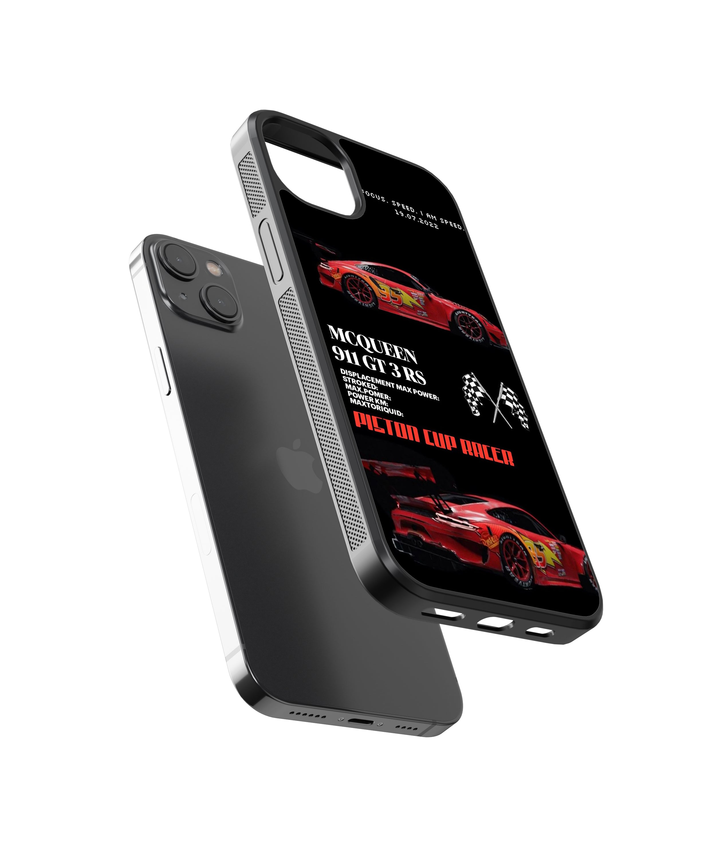 Porsche McQueen Car Glass Phone Case Cover