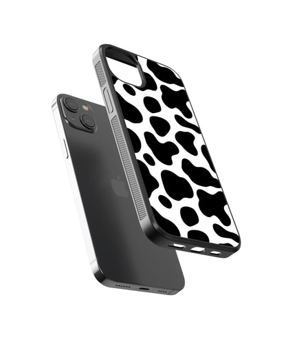 B&W Patches Pattern Glass Phone Case Cover