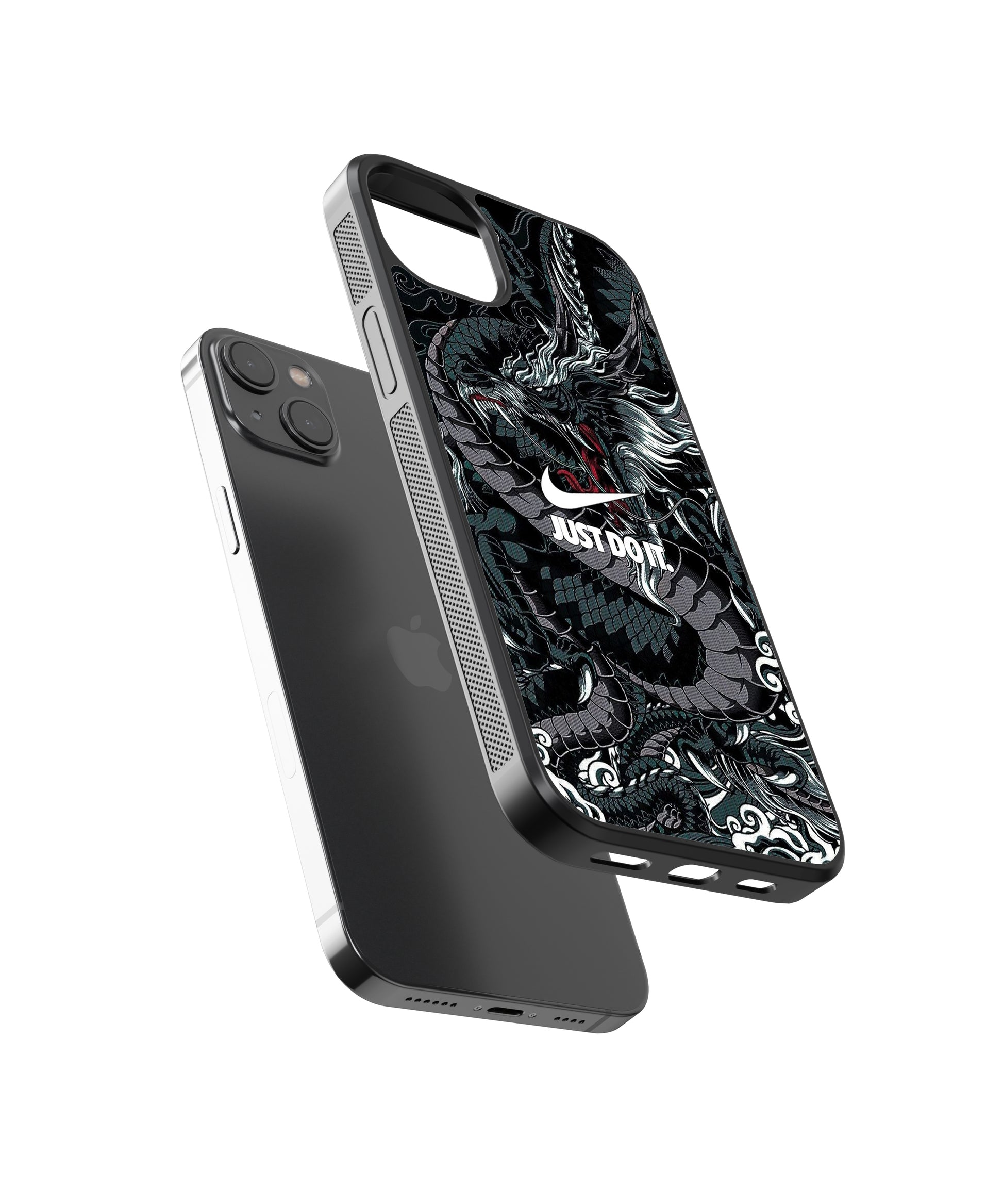 Dragon Nike Aesthetic Glass Phone Case Cover by Culltique
