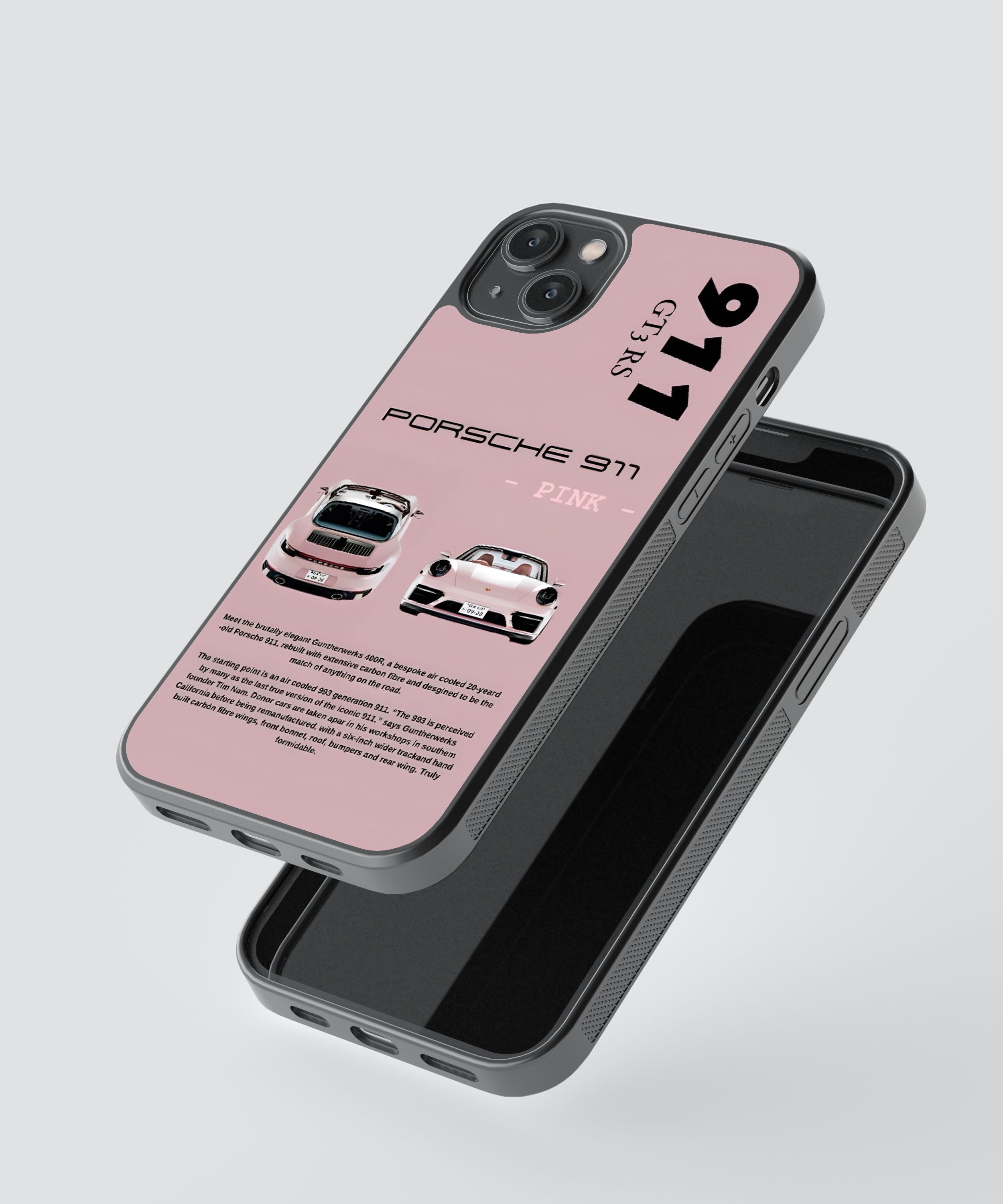 Porsche 911 Car Glass Phone Case Cover