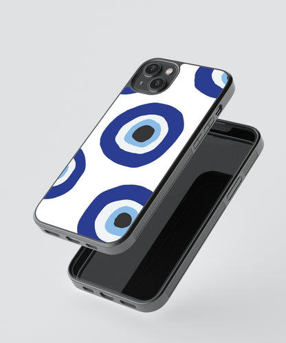 Nazar Eyes Abstract Glass Phone Case Cover