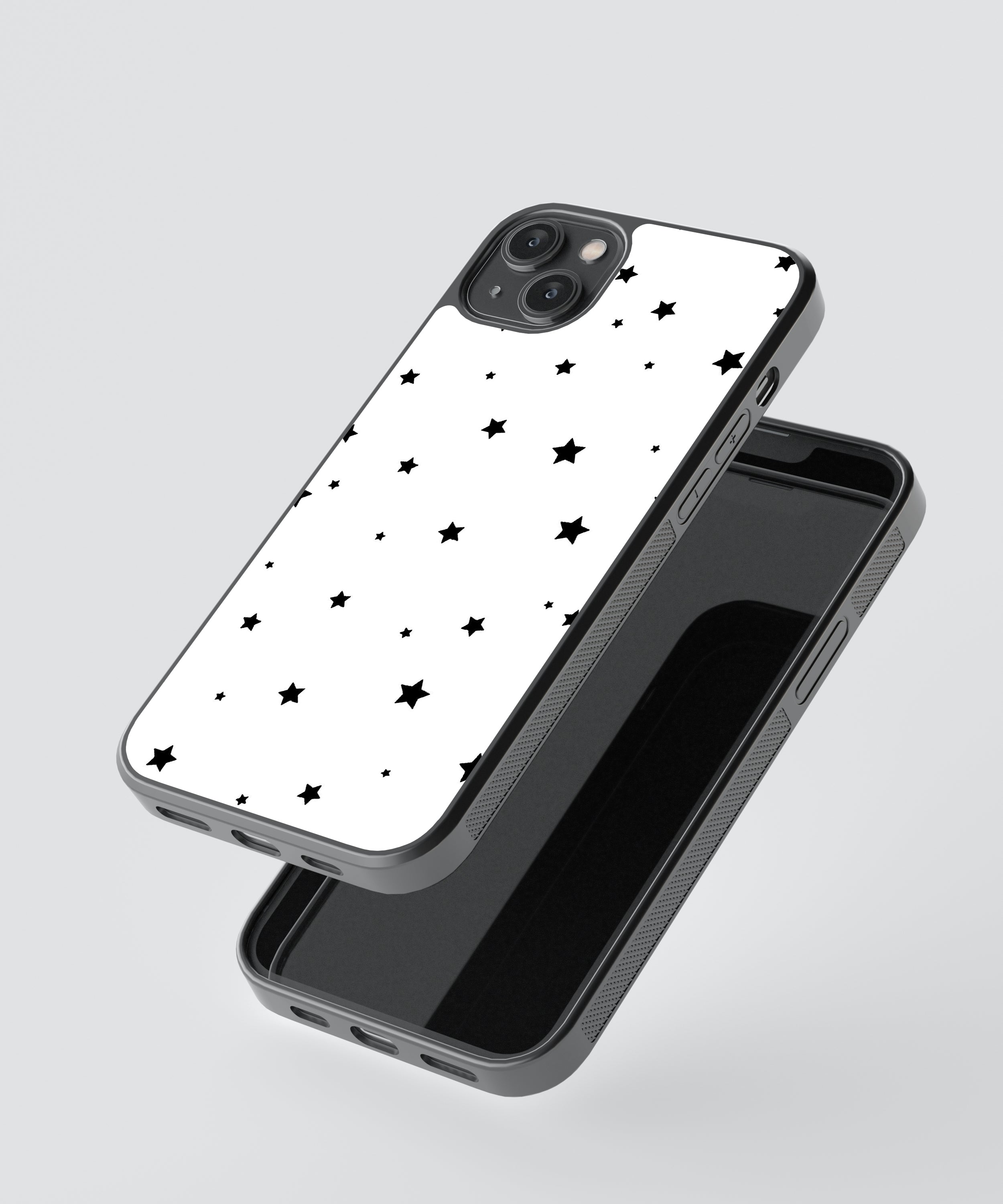 Minimal Stars Abstract Glass Phone Case