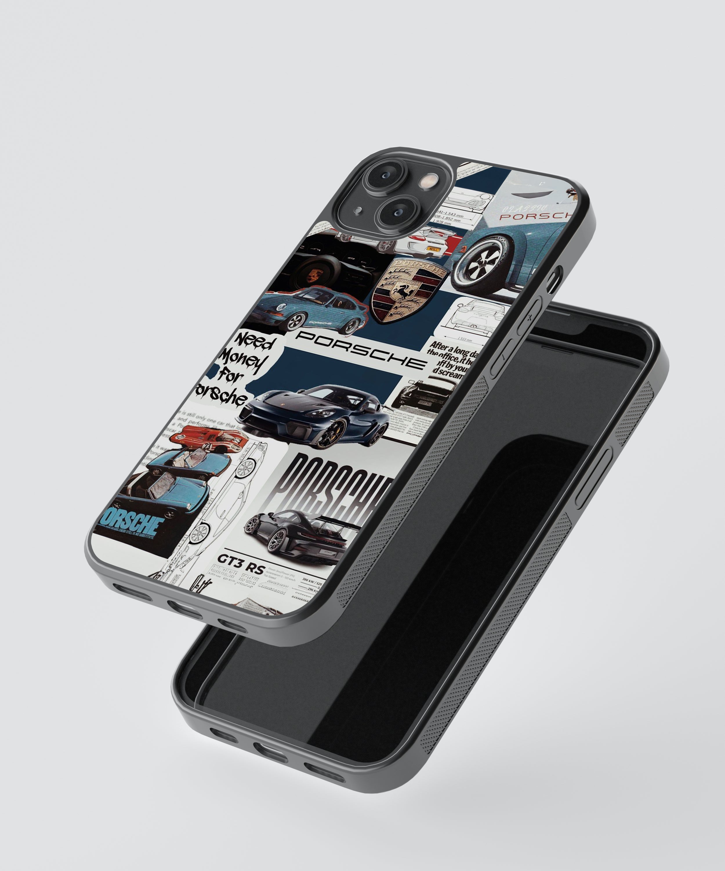 Porsche Aesthetic Pop Culture Glass Phone Case