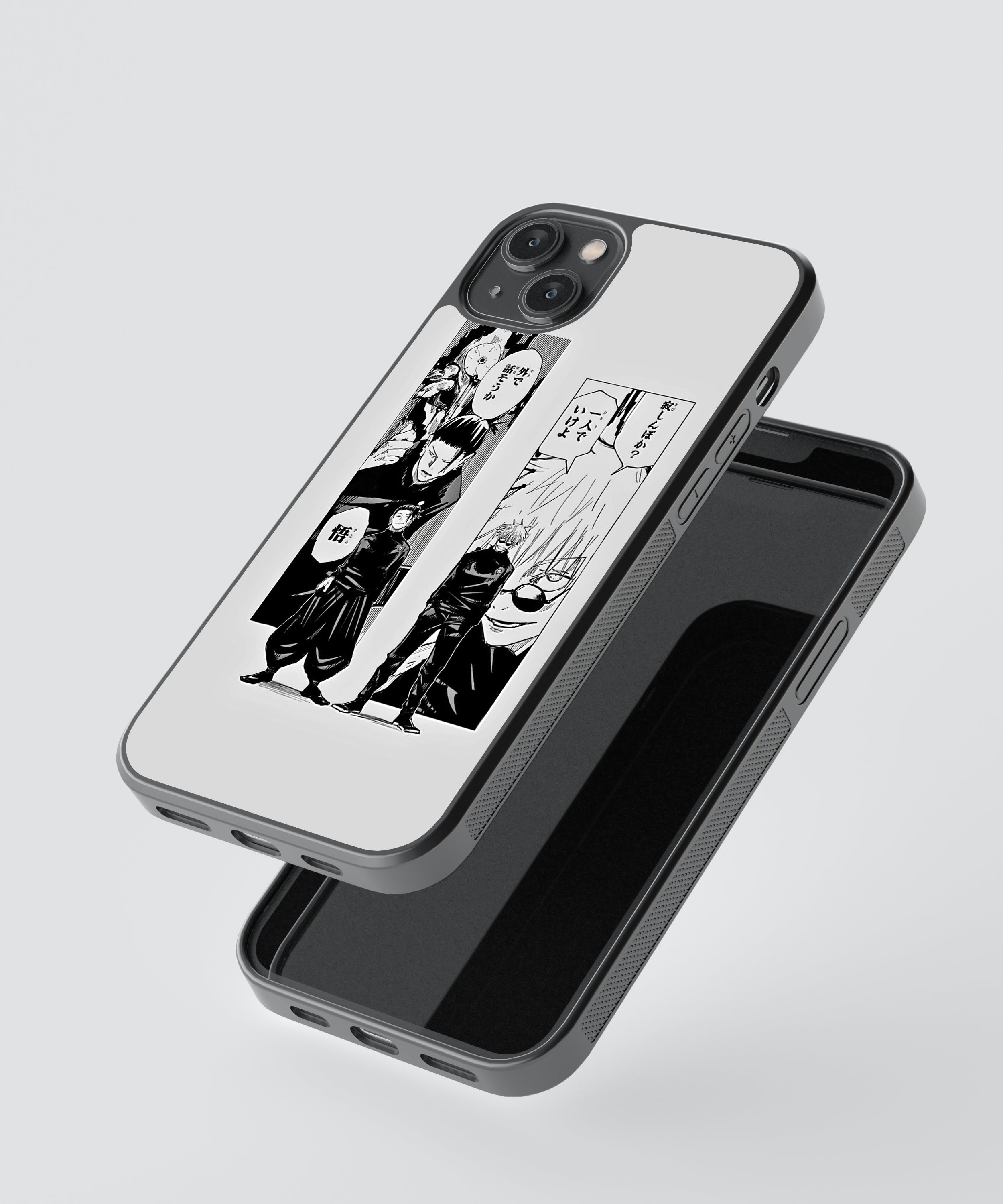 Geto Gojo Duo Anime Glass Phone Case