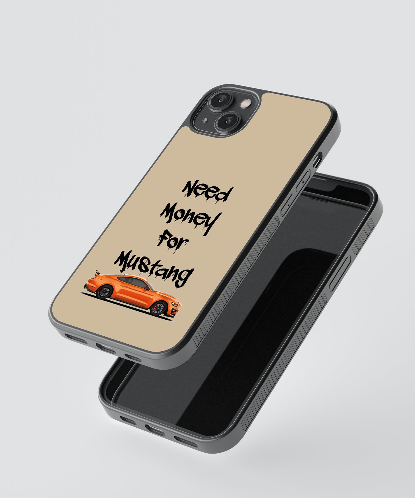 Money For Mustang Pop Culture Glass Phone Case Cover