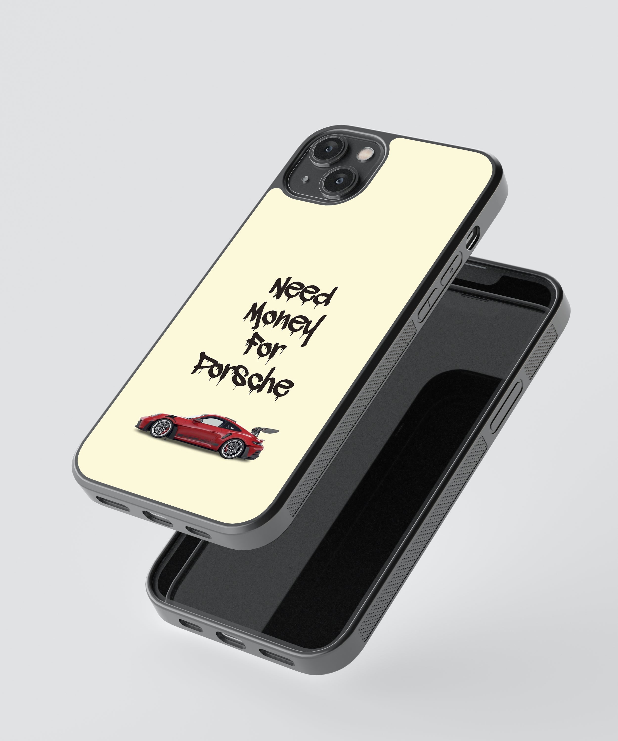 Money for Porsche Pop Culture Glass Phone Case Cover