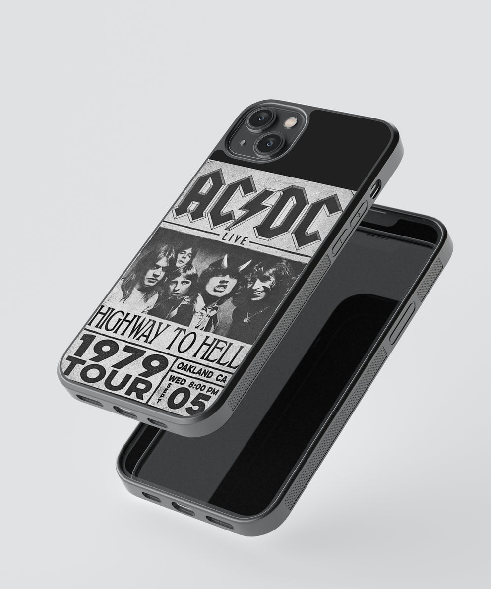 AC DC Spotify Glass Phone Case Cover for iPhone and Android | Tempered ...