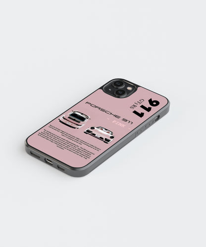 Porsche 911 Car Glass Phone Case Cover