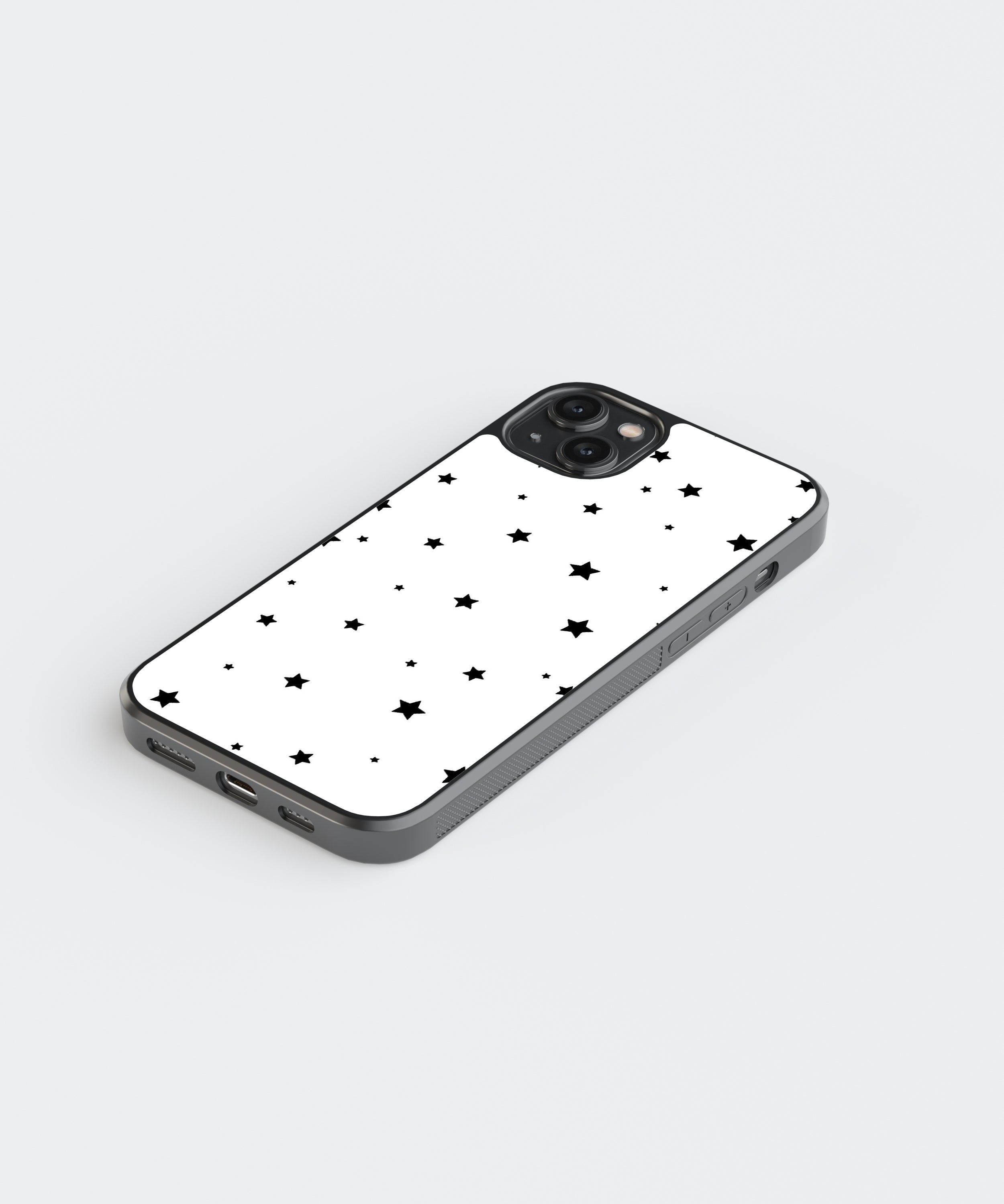 Minimal Stars Abstract Glass Phone Case