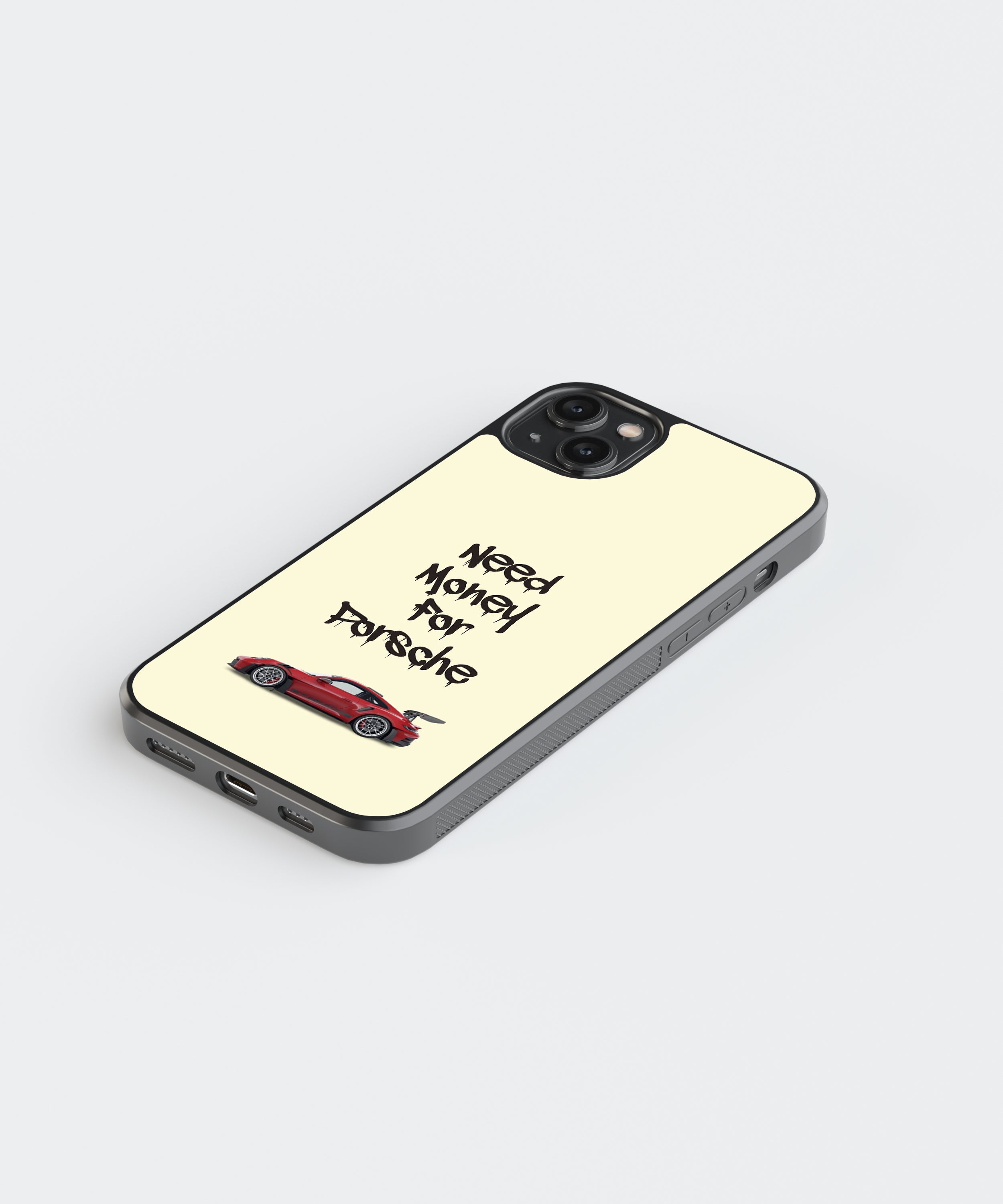 Money for Porsche Pop Culture Glass Phone Case Cover