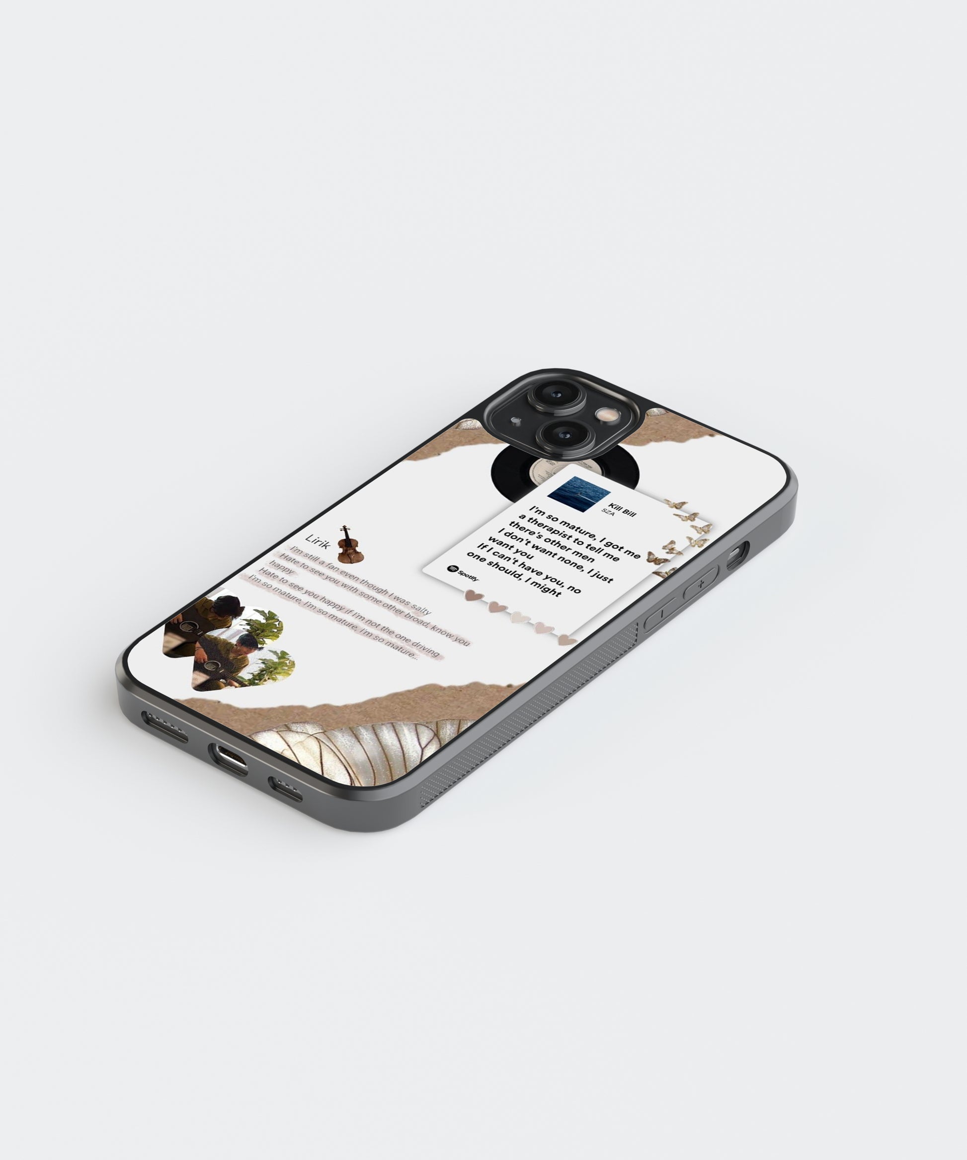 SZA Kill Bill Spotify Glass Phone Case Cover | iPhone & Android Covers Culltique SZA Kill Bill Spotify Glass Phone Case Cover | iPhone & Android Covers Culltique