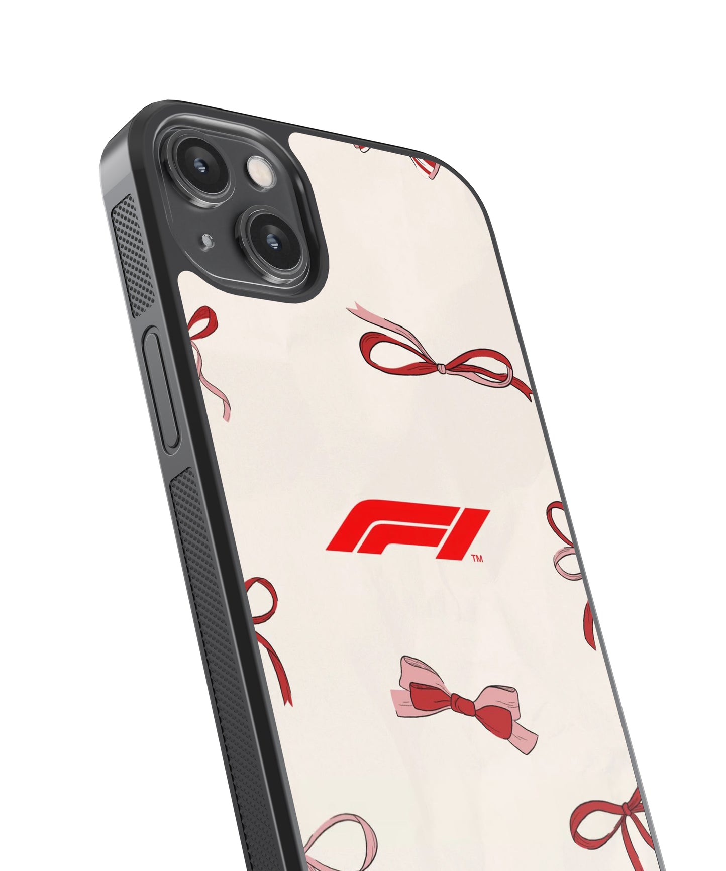 F1 Coquette Car Glass Phone Case Cover