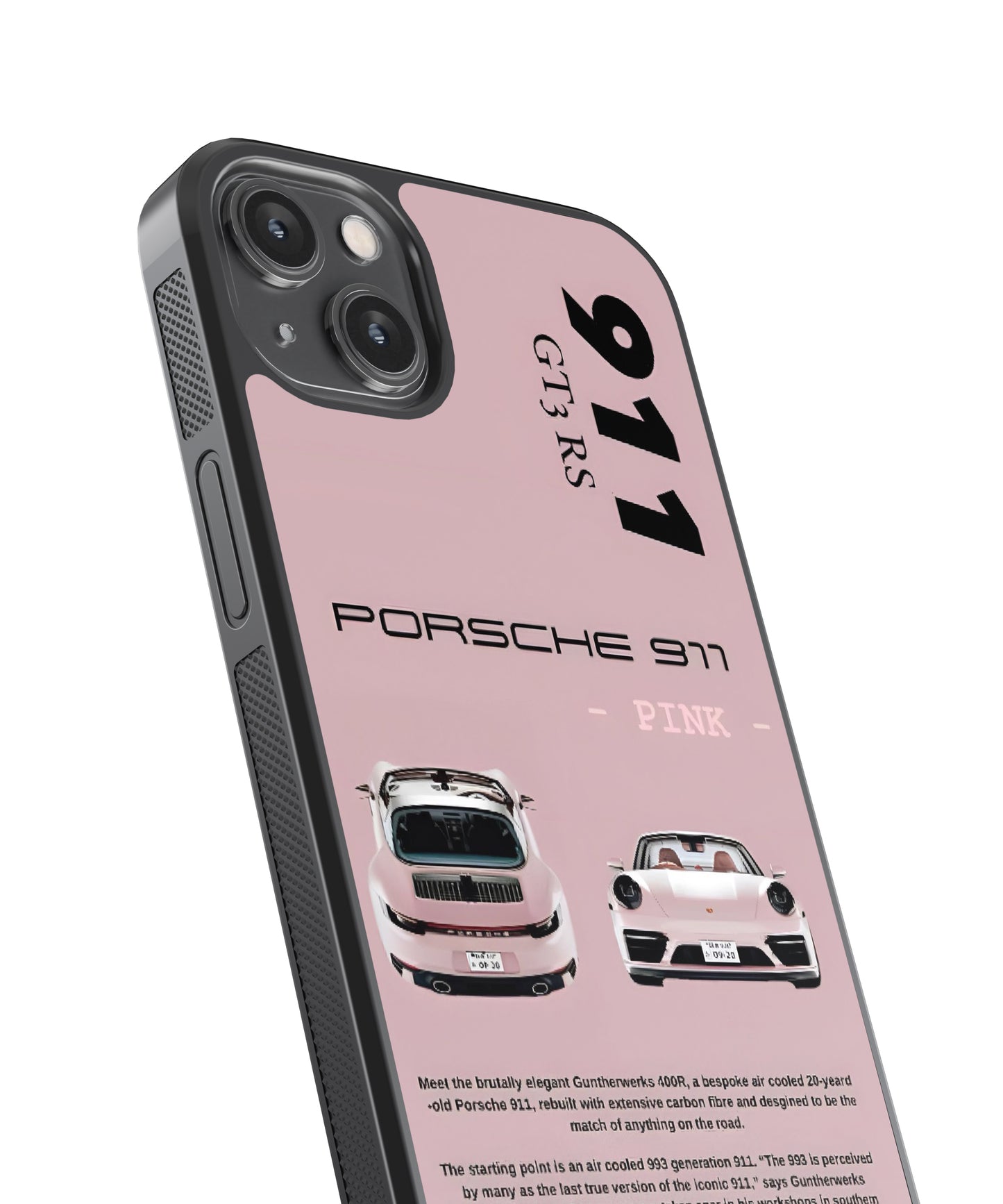 Porsche 911 Car Glass Phone Case Cover