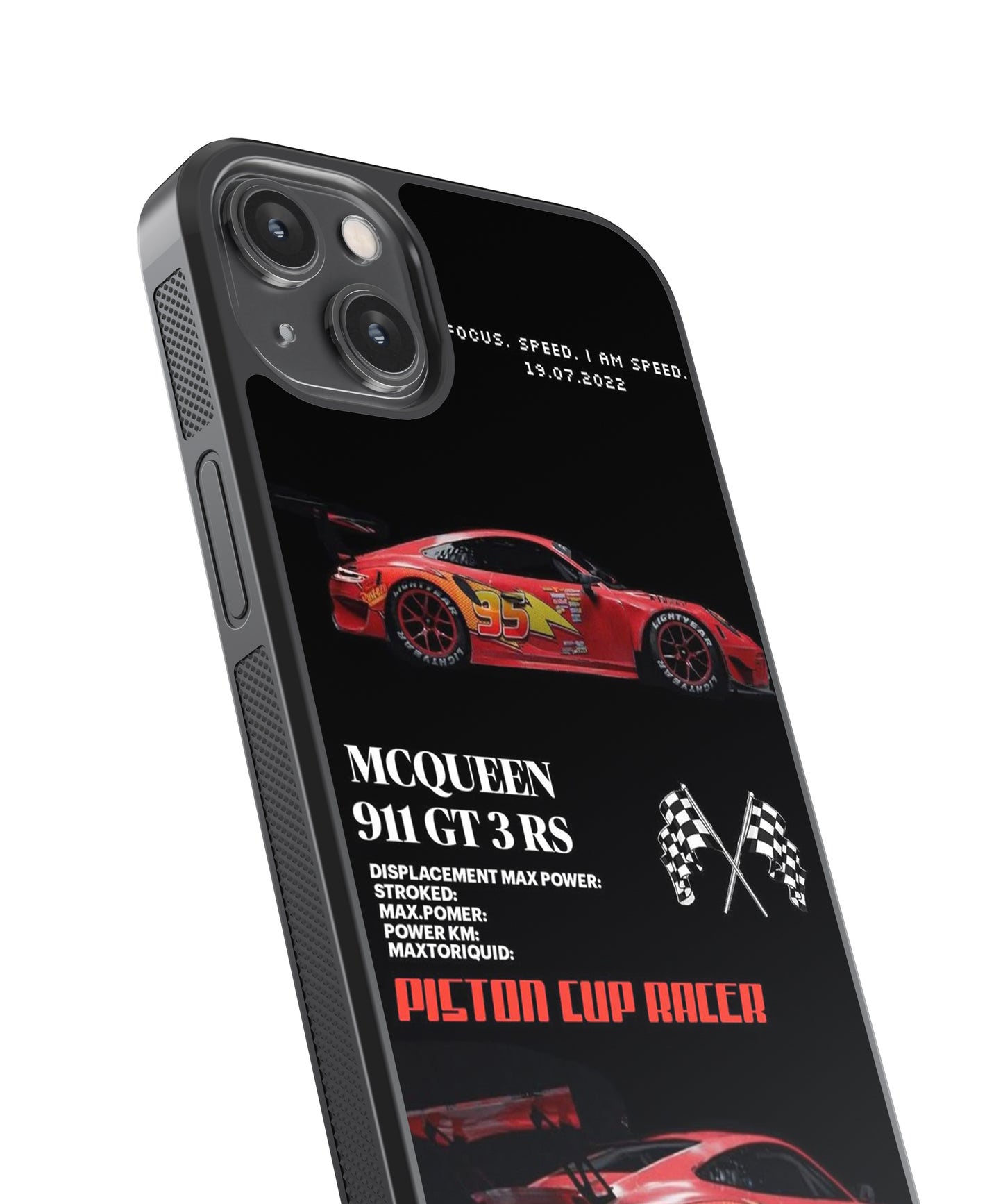 Porsche McQueen Car Glass Phone Case Cover