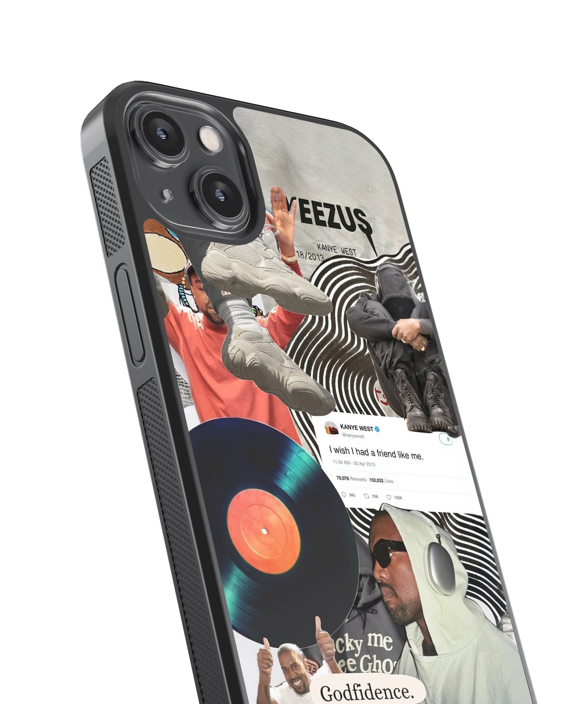 Kanye West Pop Culture Glass Phone Case Cover | iPhone & Android Covers Culltique Kanye West Pop Culture Glass Phone Case Cover | iPhone & Android Covers Culltique