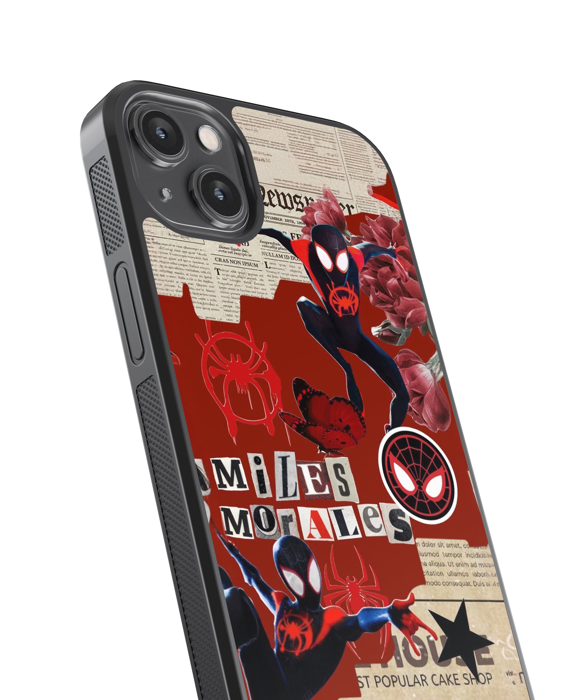 Spider Man Miles Morales Pop Culture Glass Phone Case Cover for iPhone and Android Spider Man Miles Morales Pop Culture Glass Phone Case Cover for iPhone and Android