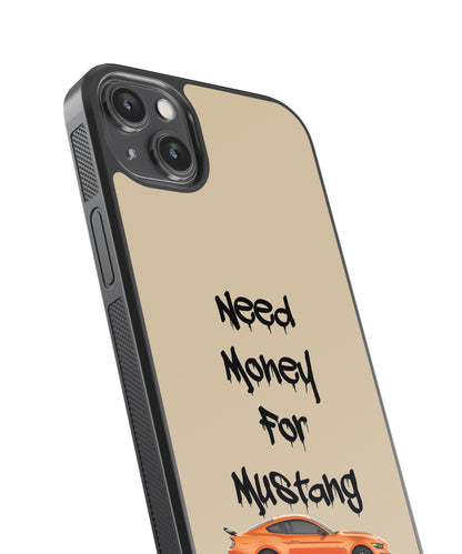 Money For Mustang Pop Culture Glass Phone Case Cover