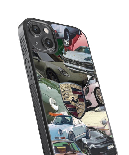 Porsche Multi Vintage Glass Phone Case Cover