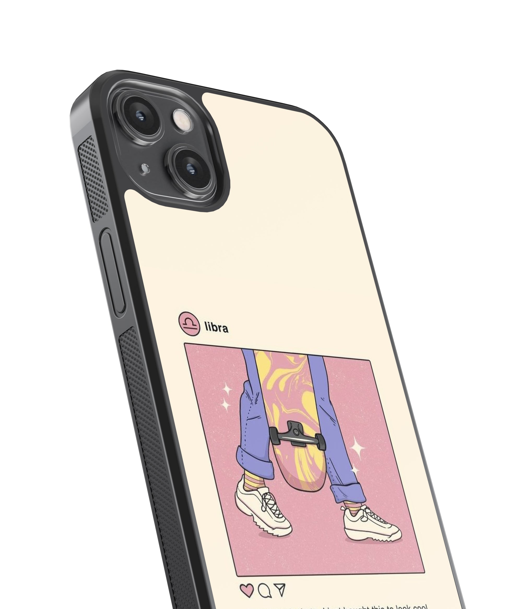 Libra Quirky Aesthetic Zodiac Sign Glass Phone Case Cover Libra Quirky Aesthetic Zodiac Sign Glass Phone Case Cover