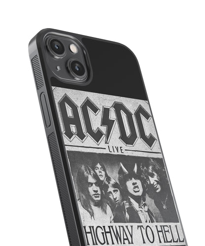 AC DC Spotify Glass Phone Case Cover