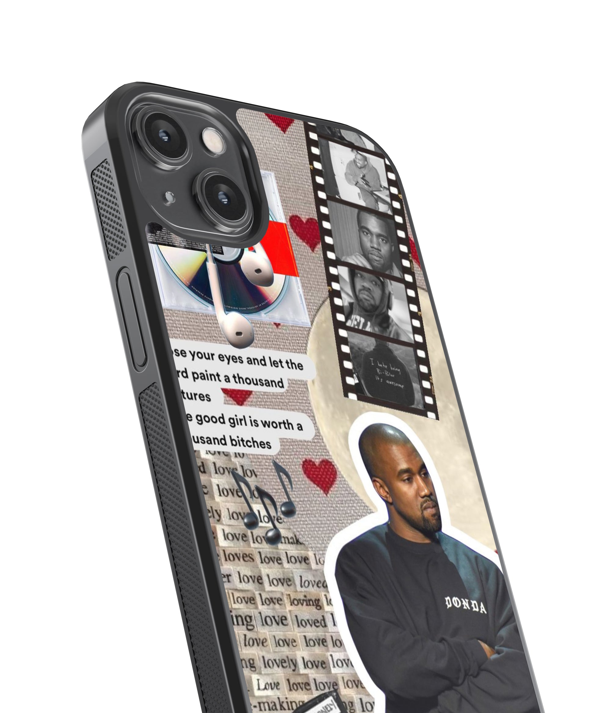 Kanye West Spotify Glass Phone Case Cover | iPhone & Android Covers Culltique Kanye West Spotify Glass Phone Case Cover | iPhone & Android Covers Culltique