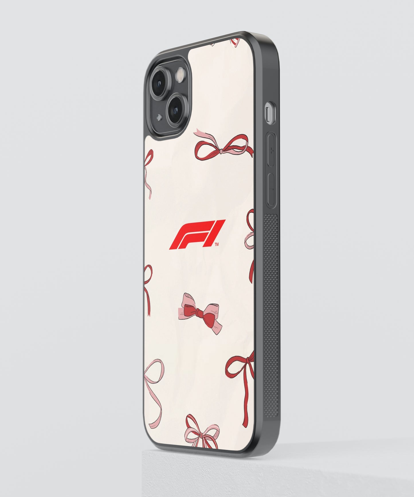 F1 Coquette Car Glass Phone Case Cover