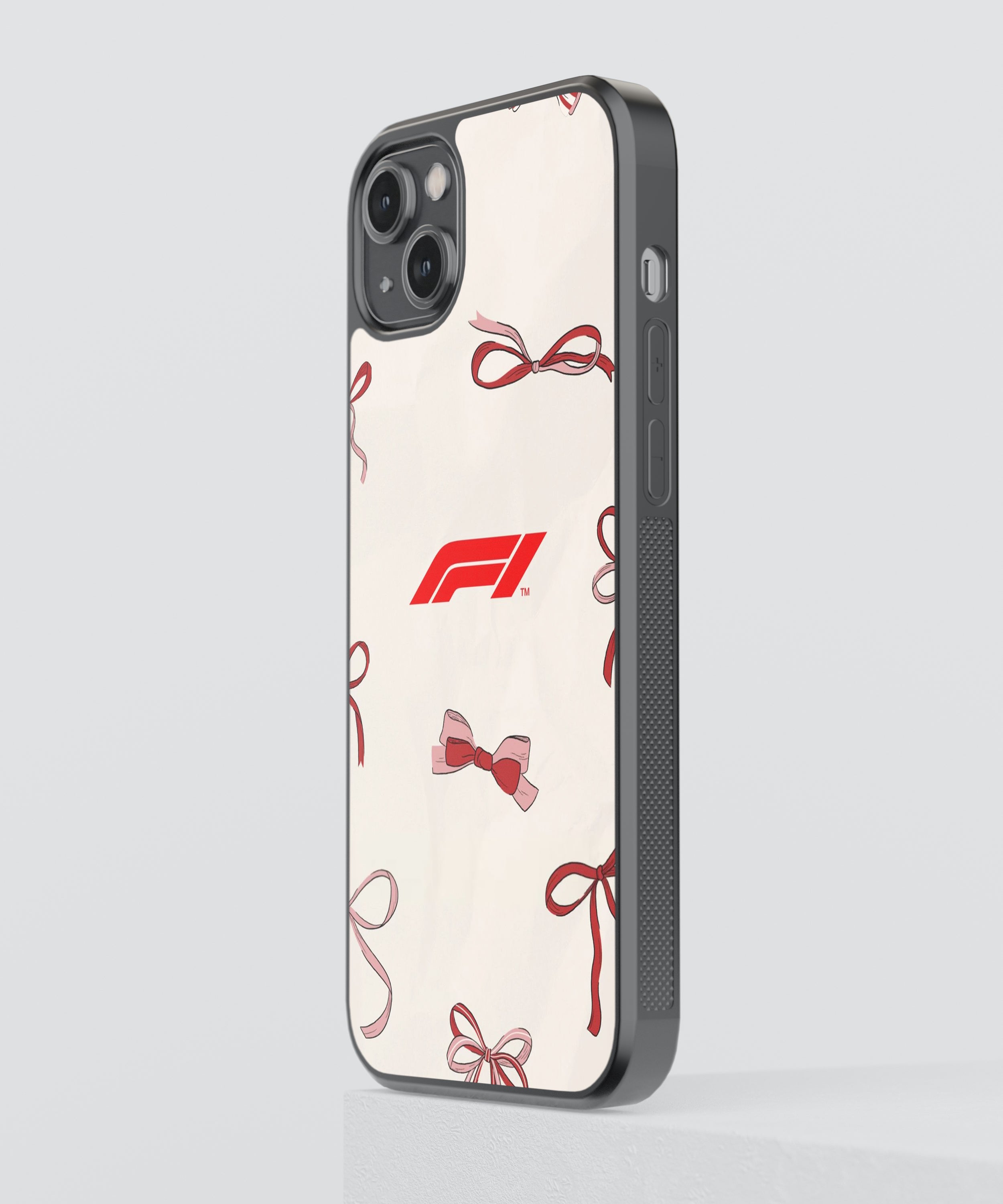 F1 Coquette Car Glass Phone Case Cover