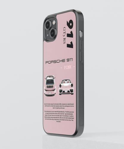 Porsche 911 Car Glass Phone Case Cover