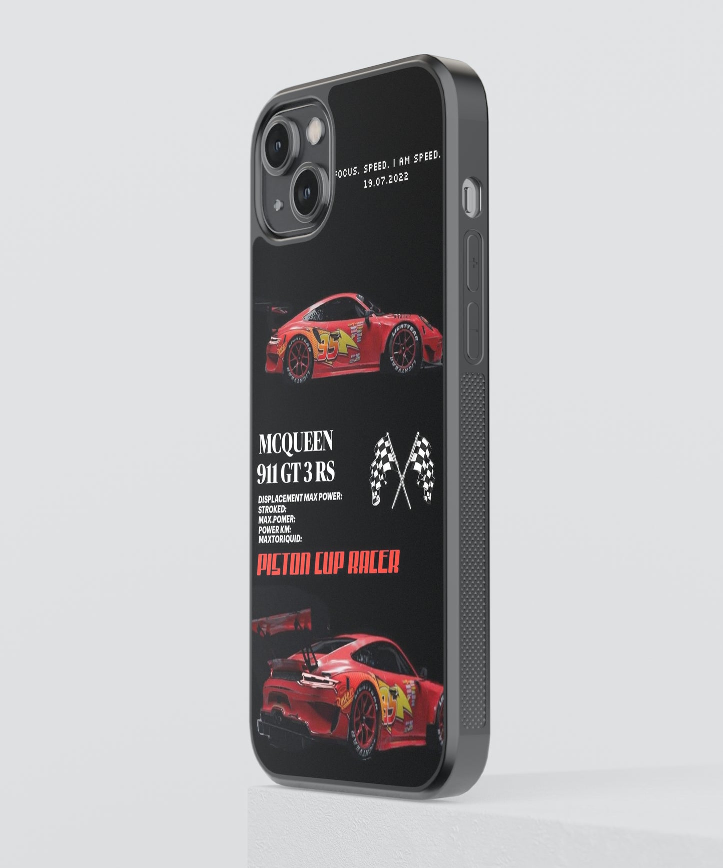 Porsche McQueen Car Glass Phone Case Cover