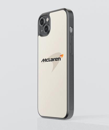 McLaren Logo Car Glass Phone Case Cover