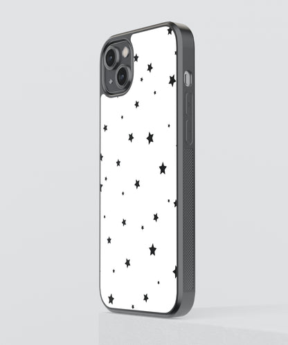 Minimal Stars Abstract Glass Phone Case