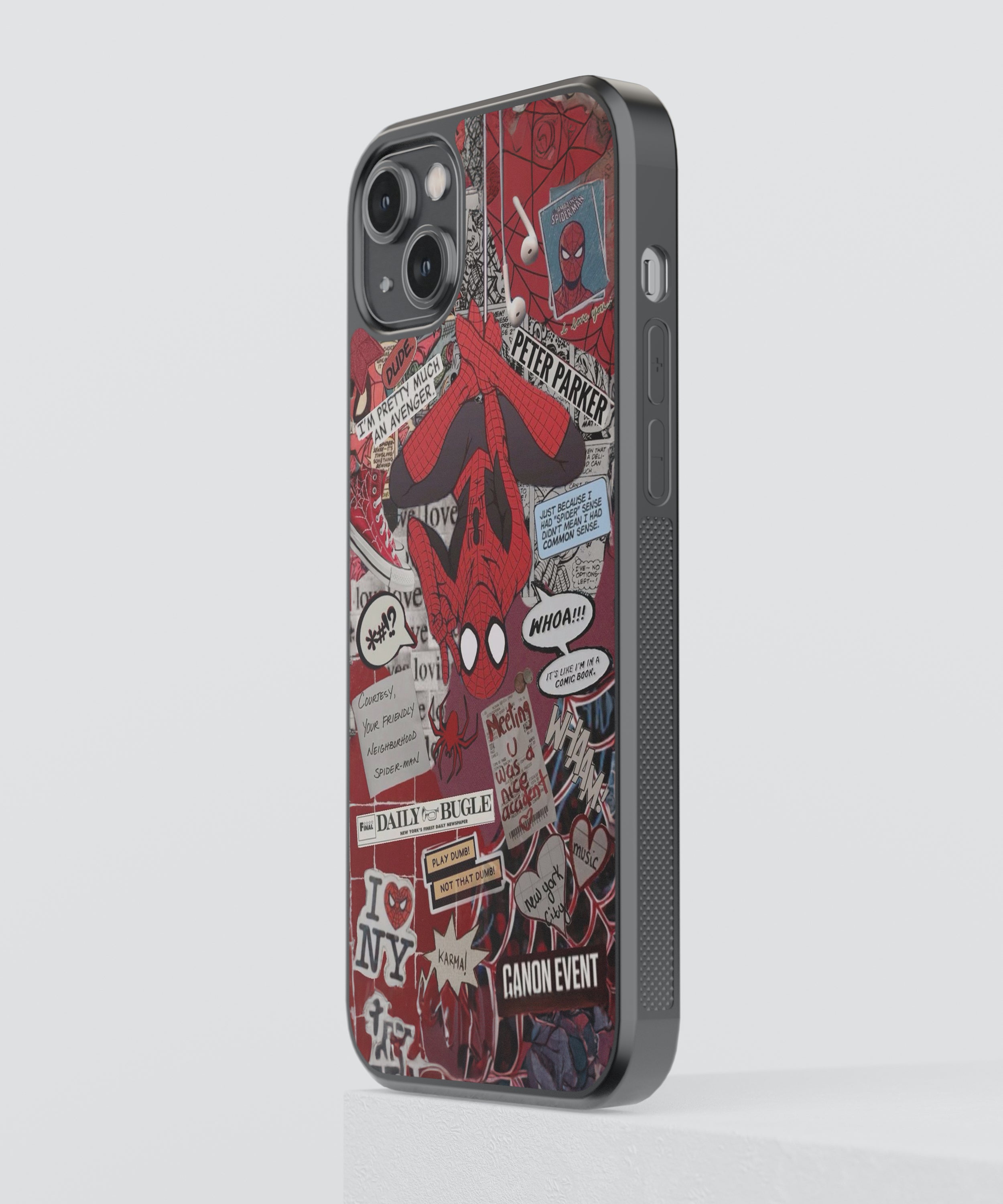 Spider-Man Aesthetic Glass Phone Case Cover