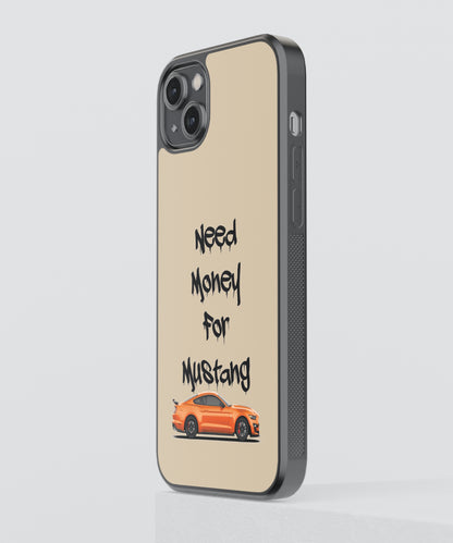 Money For Mustang Pop Culture Glass Phone Case Cover