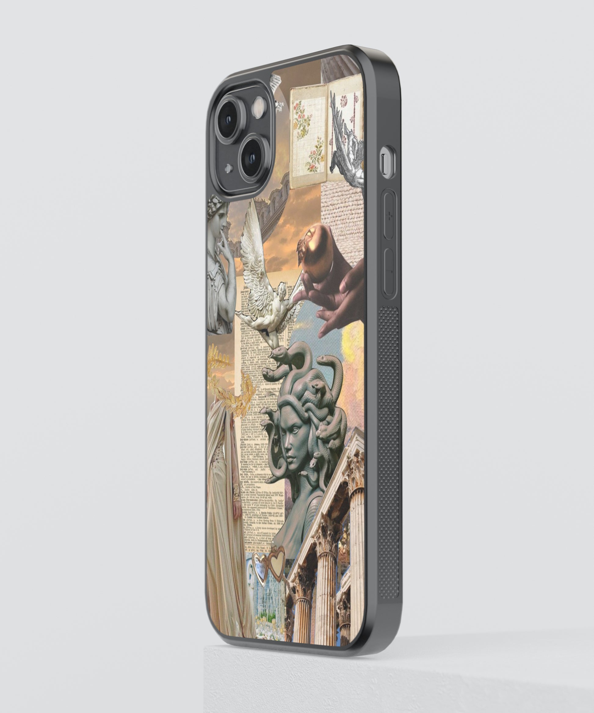 Medusa Vintage Glass Phone Case Cover Medusa Vintage Glass Phone Case Cover
