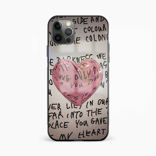 Heart Y2K Glass Phone Case Cover - Aesthetic Phone Covers - Culltique