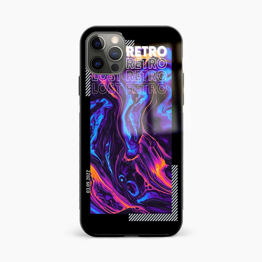 Retrowave Abstract Glass Phone Case - Aesthetic Phone Covers - Culltique